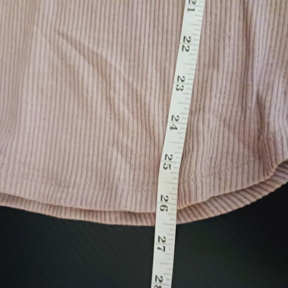 NEW Chaser Ribbed Pullover Top Long Bell Sleeves in Heliotrope/Light Mauve, M - Picture 10 of 10
